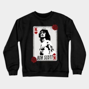 Vintage Card Bon Scott Crewneck Sweatshirt